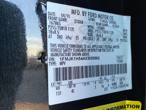 Used 2010 Ford Expedition EL Eddie Bauer image 10
