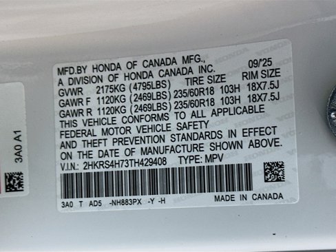 New 2026 Honda CR-V EX-L image 30