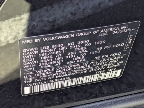 New 2025 Volkswagen Atlas SEL Premium R-Line image 40