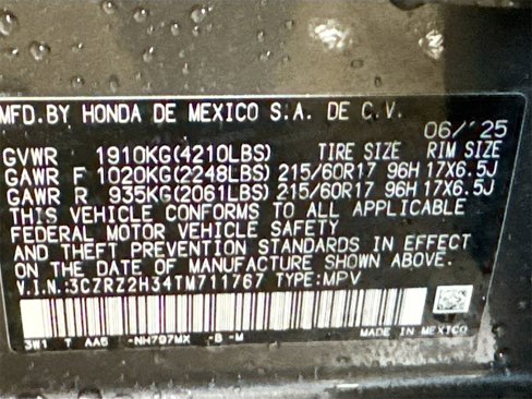 New 2026 Honda HR-V LX image 28