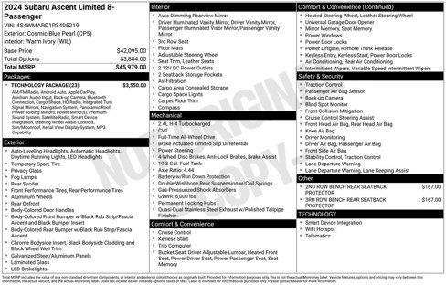 Certified 2024 Subaru Ascent Limited w/ Technology Package image 8