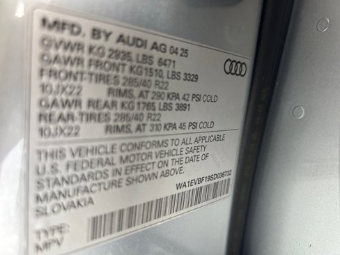 New 2025 Audi Q8 Premium Plus image 35