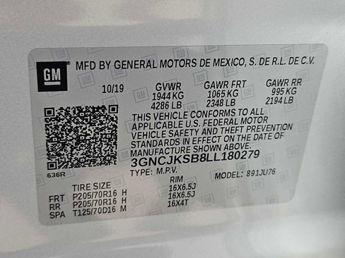 Used 2020 Chevrolet Trax LS w/ Tint and Cruise Package image 34