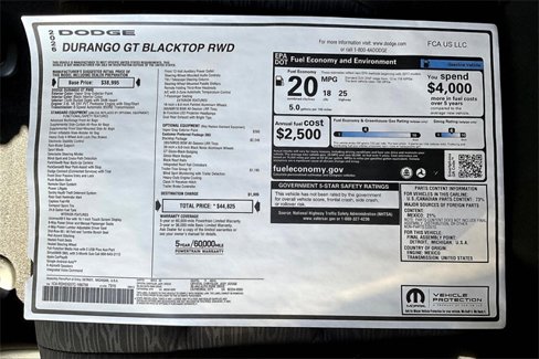 New 2026 Dodge Durango GT w/ Blacktop Package image 16