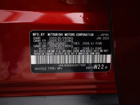 New 2025 Mitsubishi Outlander SE image 55