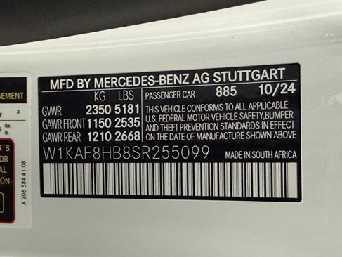 New 2025 Mercedes-Benz C 43 AMG 4MATIC Sedan image 21