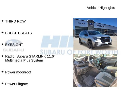 New 2025 Subaru Ascent Onyx Edition image 5