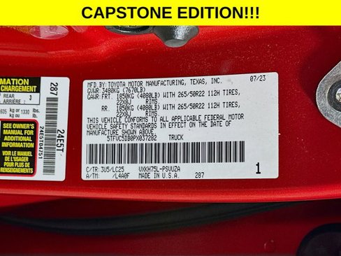 Used 2023 Toyota Tundra Capstone image 32