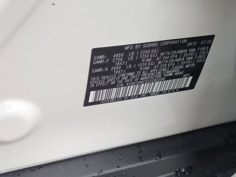 New 2025 Subaru Outback Limited image 44