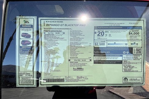 New 2026 Dodge Durango GT w/ Blacktop Package image 16