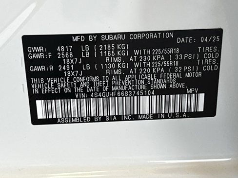 New 2025 Subaru Crosstrek 2.5i Sport w/ Crosstrek Mirror Package image 25