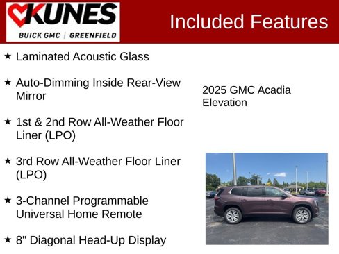 New 2025 GMC Acadia Elevation w/ Elevation Premium Package image 4