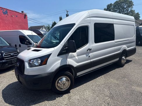 Used 2021 Ford Transit 350 148 High Roof Extended image 2