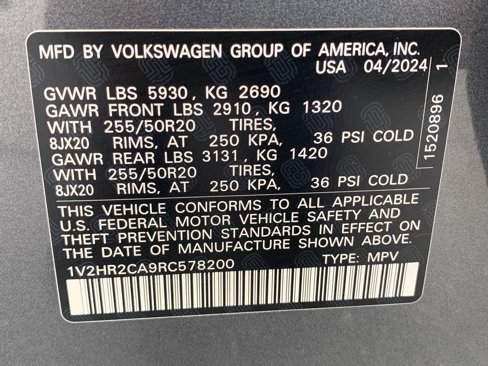 Used 2024 Volkswagen Atlas SE image 29