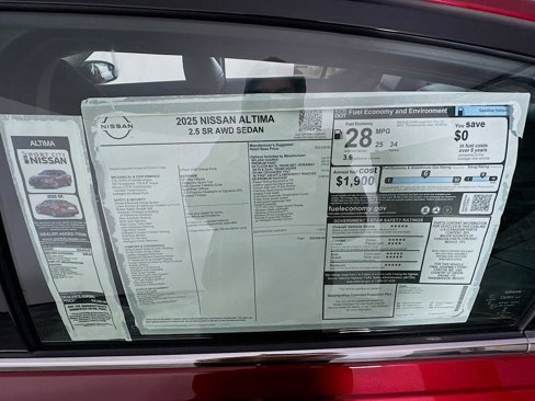 New 2025 Nissan Altima 2.5 SR w/ SR Premium Package image 10