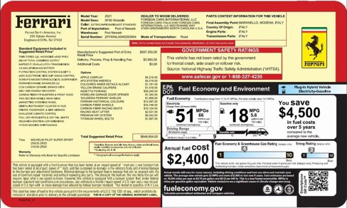Certified 2021 Ferrari SF90 Stradale image 54