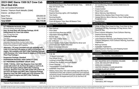 Certified 2023 GMC Sierra 1500 SLT w/ SLT Premium Package image 4