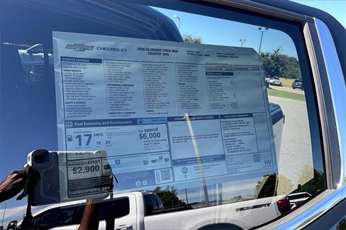 New 2026 Chevrolet Silverado 1500 High Country w/ Z71 Off-Road Package image 14