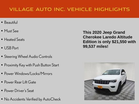 Used 2020 Jeep Grand Cherokee Altitude image 7