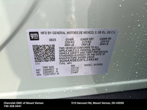 New 2026 Chevrolet Equinox ACTIV w/ LPO, Floor Liner Package image 29