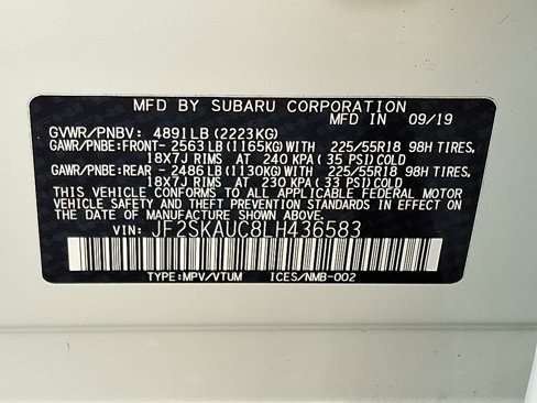 Used 2020 Subaru Forester Limited w/ Popular Package #3 image 27