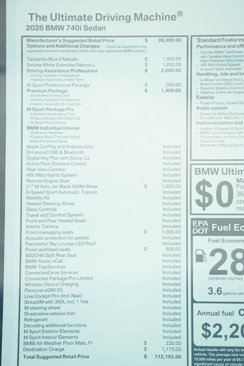 New 2026 BMW 740i image 9