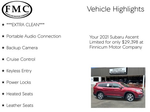 Used 2021 Subaru Ascent Limited w/ Technology Package image 5