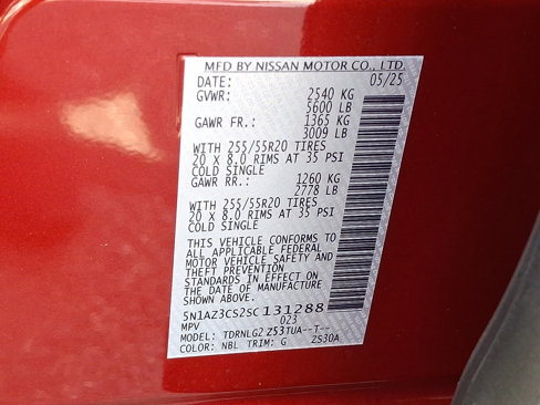 New 2025 Nissan Murano SL w/ Cargo Package image 18