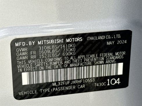 Used 2024 Mitsubishi Mirage G4 ES image 46