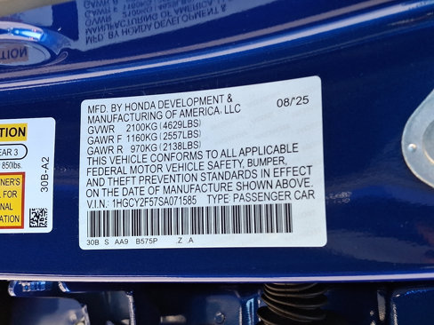 New 2025 Honda Accord Sport image 10