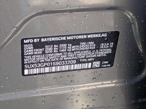 New 2025 BMW X3 xDrive30i w/ Premium Package image 19