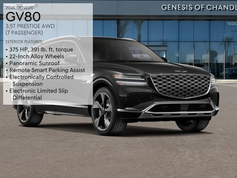 New 2026 Genesis GV80 3.5T Prestige image 3