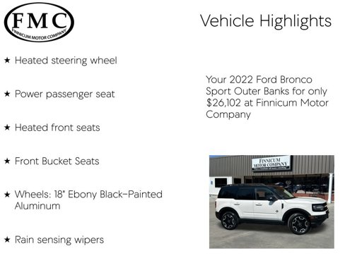 Used 2022 Ford Bronco Sport Outer Banks image 21