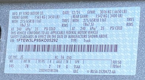 New 2025 Ford F150 XLT w/ Equipment Group 301A Standard image 43