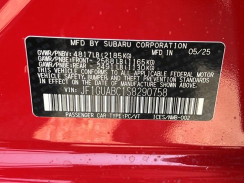 New 2025 Subaru Impreza 2.0i image 24