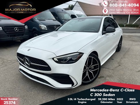 Used 2022 Mercedes-Benz C 300 Sedan w/ AMG Line w/ Night Package image 1