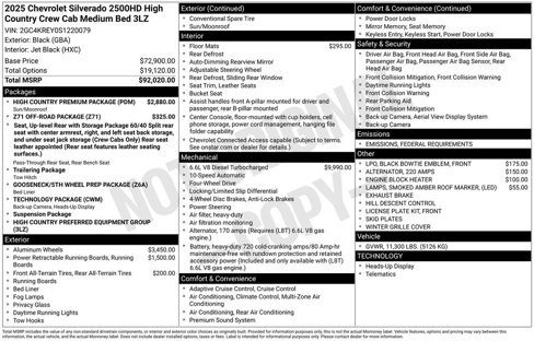 New 2025 Chevrolet Silverado 2500 High Country w/ High Country Premium Package image 4