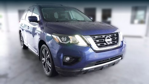Used 2017 Nissan Pathfinder Platinum w/ Family Entertainment Package image 1