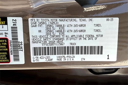 New 2026 Toyota Tundra 4x4 CrewMax Hybrid image 13