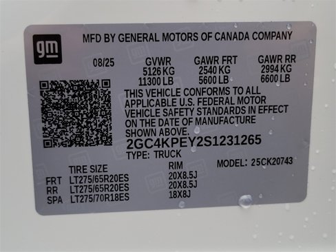 New 2025 Chevrolet Silverado 2500 LTZ w/ LTZ Plus Package image 31