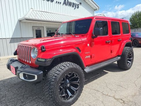 Used 2021 Jeep Wrangler Unlimited Sahara w/ Uconnect 4C Nav & Sound Group image 22