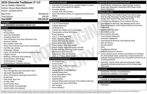 Used 2023 Chevrolet TrailBlazer LT image 7