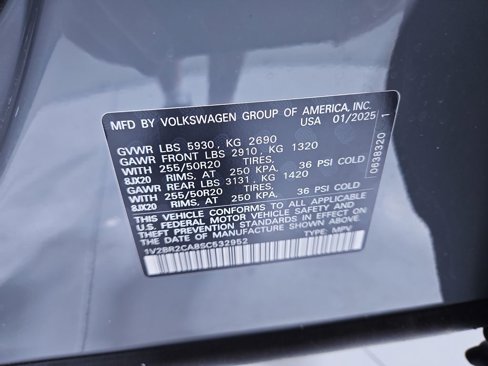 New 2025 Volkswagen Atlas SEL image 30