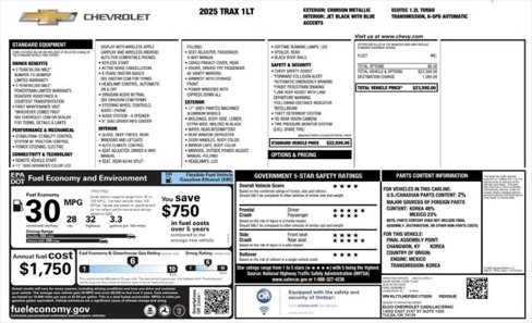 Used 2025 Chevrolet Trax LT image 4