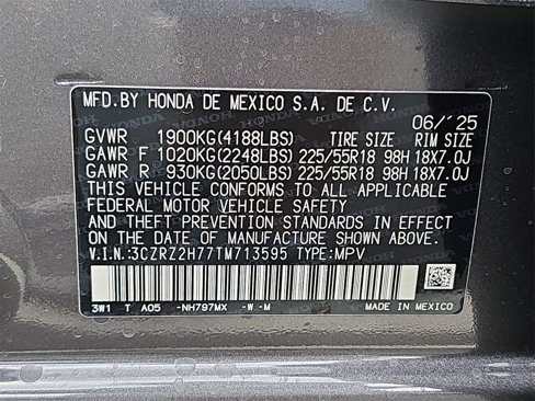 New 2026 Honda HR-V EX-L image 34
