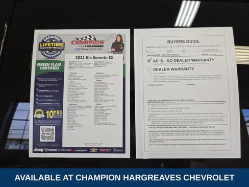 Used 2021 Kia Sorento EX w/ Panoramic Sunroof Package image 43