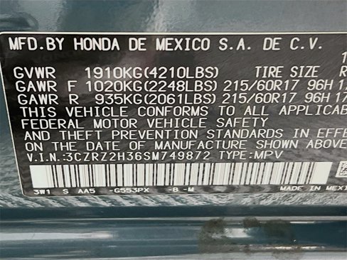 Used 2025 Honda HR-V LX image 29