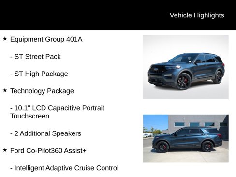 Certified 2024 Ford Explorer ST w/ Equipment Group 401A image 6