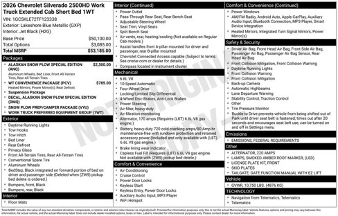 New 2026 Chevrolet Silverado 2500 W/T image 2