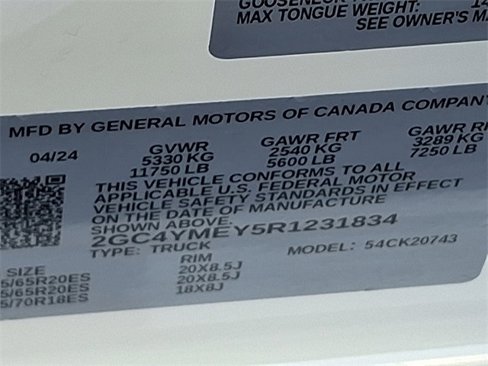 Used 2024 Chevrolet Silverado 2500 Custom w/ Custom Value Package image 30